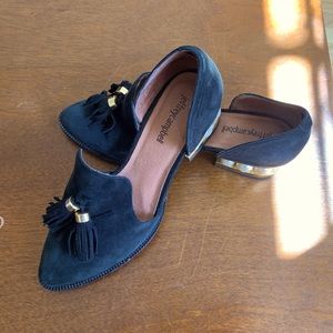 Jeffrey Campbell Civic Black Suede Heel (Size 8.5)